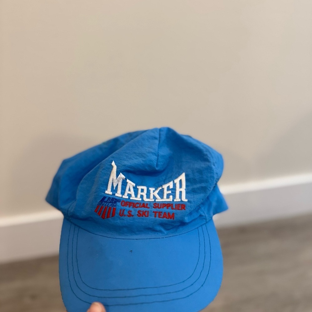 Vintage Marker Blue Trucker Hat